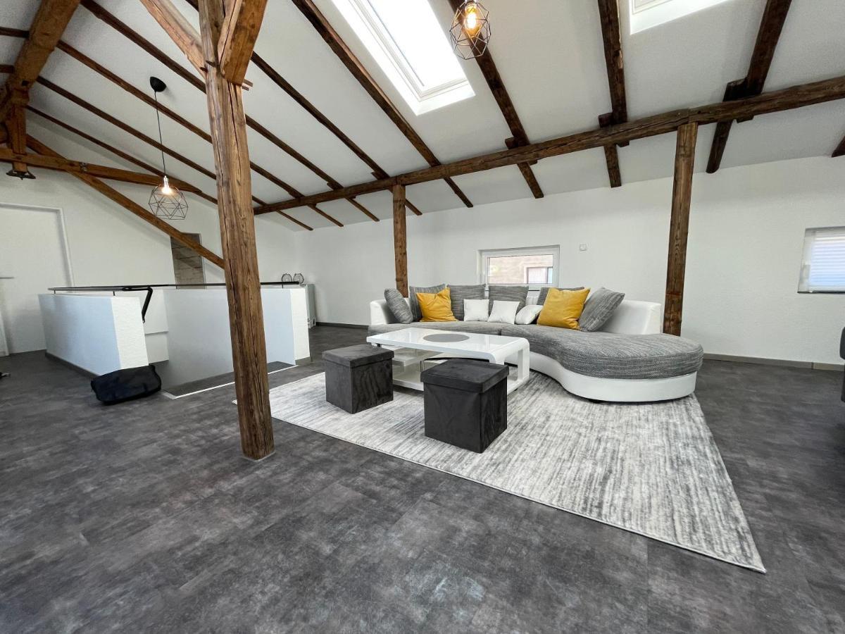 شقة Gleis 13 - The Loft Im Ehemaligen Lokschuppen Bückeburg المظهر الخارجي الصورة