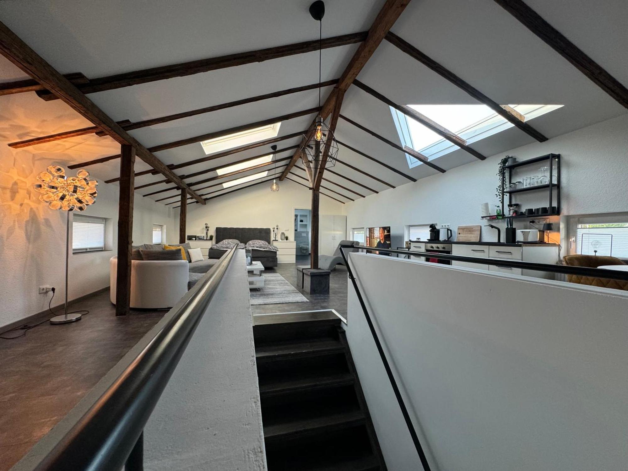 شقة Gleis 13 - The Loft Im Ehemaligen Lokschuppen Bückeburg المظهر الخارجي الصورة