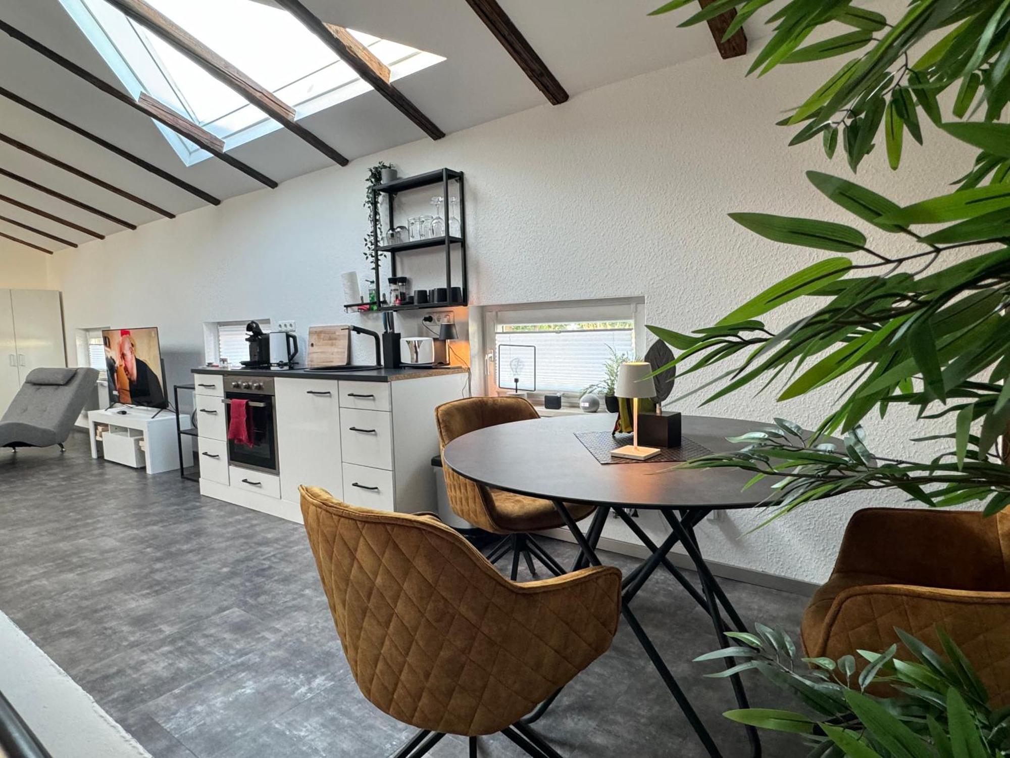 شقة Gleis 13 - The Loft Im Ehemaligen Lokschuppen Bückeburg المظهر الخارجي الصورة